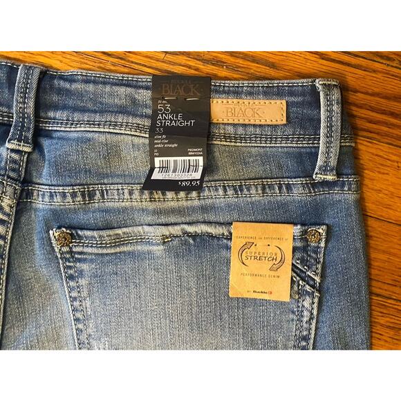 WOMEN'S BUCKLE BLACK Fit No. 53 HIGH RISE ANKLE STRAIGHT 33 - Picture 2 of 8